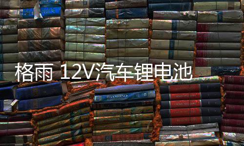 格雨 12V汽车锂电池 80D26LR S95 100AH大容量磷酸铁锂电瓶汉兰达下载